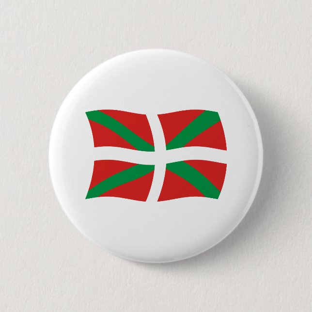 Basque People Flag Button (Front)