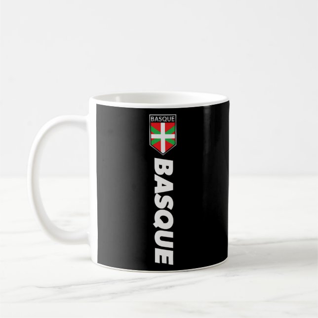Basque Spain Victory Basque Football Jersey Style Coffee Mug (Left)