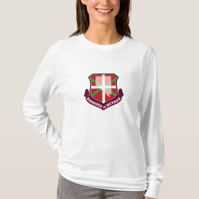 Basques in Nevada, Ikurriña heraldic coat of arms: T-Shirt (Front)