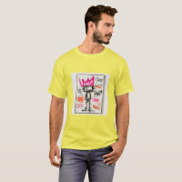 Basquiat Style Neo Expressionist Crown Monster Gra