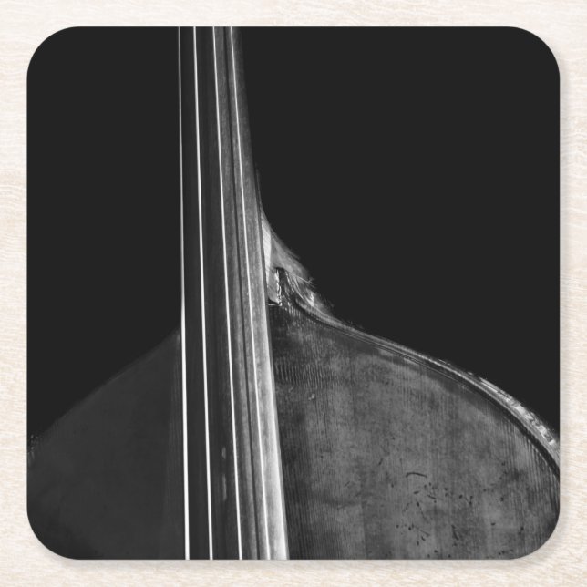 Bass 5 coastercna square paper coaster (Front)