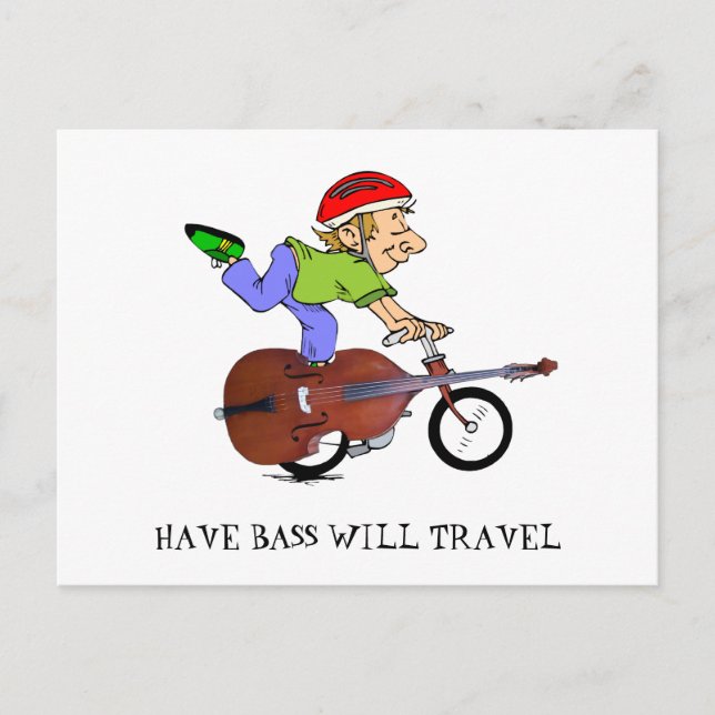 BASS BIKE-POSTCARD POSTCARD (Front)