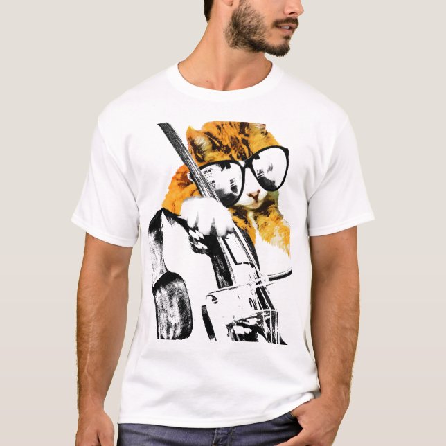 Bass Cat T-shirt (Front)