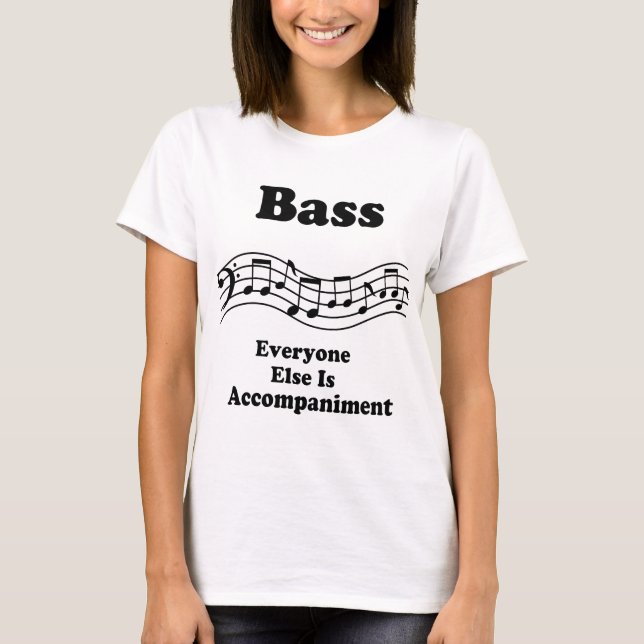 Bass Choir Gift T-Shirt (Front)