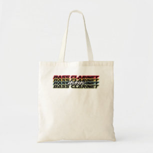 Bass Clarinet Mum Player Retro Vintage Style 70s 8 Tote Bag