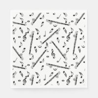 Bass Clarinet Music Note Pattern