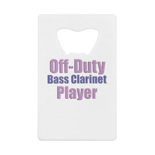 bass clarinet player