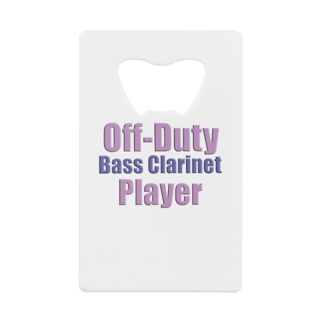 bass clarinet player (Front)