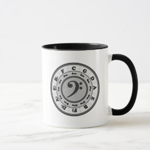 Bass Clef Circle of Fifths Mug