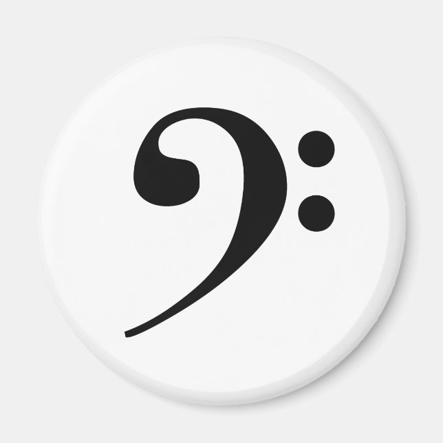 Bass Clef Magnet (Front)