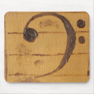 Bass Clef Mouse Pad