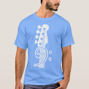 Bass Clef Music Gift Bassist Bass T-Shirt