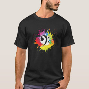 Bass Clef Musician Bassist Guitarist Guitar Player T-Shirt