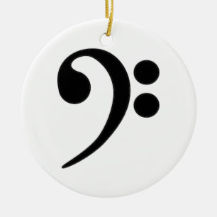 Bass Clef Ornament