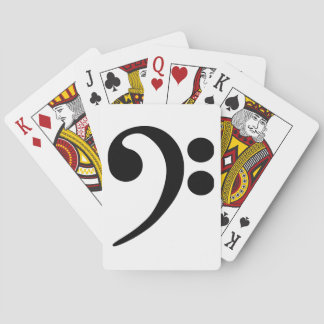 Bass Clef Playing Cards