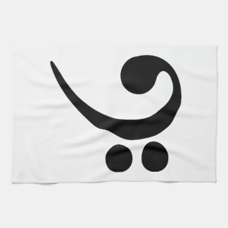 Bass Clef Tea Towel