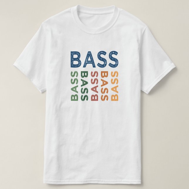 Bass Colourful T-Shirt (Design Front)