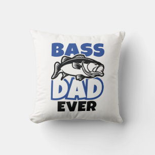 Bass Dad Ever Cushion