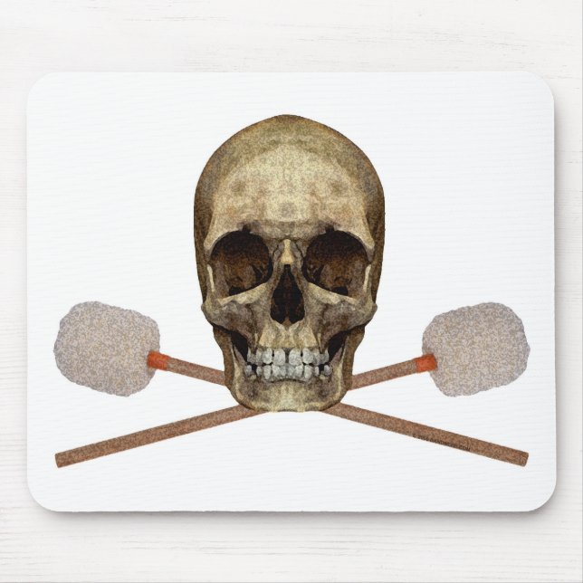 Bass Drum Pirate Mouse Pad (Front)