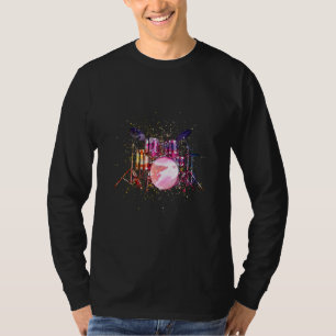 Bass Drum Set Cool Drummer Kit 30 T-Shirt