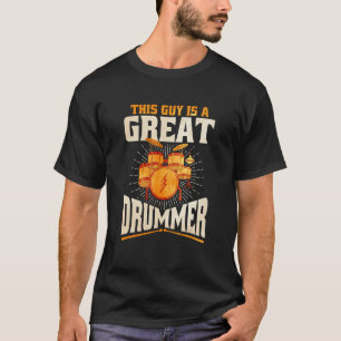Bass Drum Set Cool Drummer Kit 6 T-Shirt