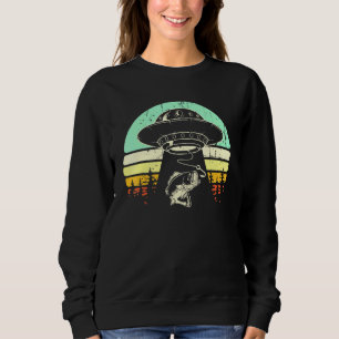 Bass Fish Alien Abduction Fishing Ufo Spaceship Fi Sweatshirt