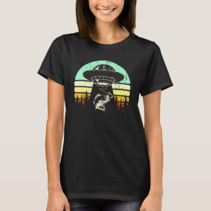 Bass Fish Alien Abduction Fishing Ufo Spaceship Fi T-Shirt