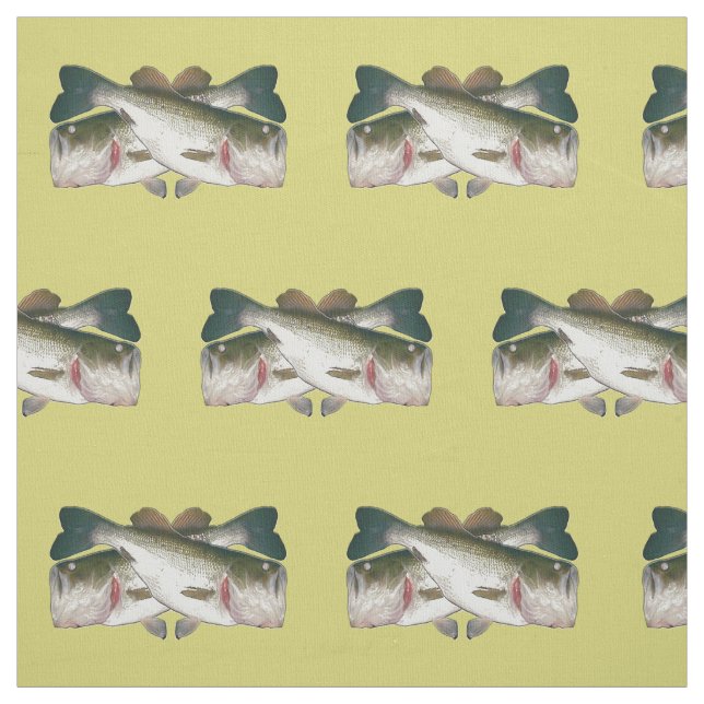 Bass Fish Fabric (Swatch)