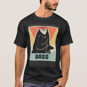 Bass Fish Freshwater Fishing & Bass Fishing T-Shirt