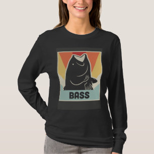 Bass Fish Freshwater Fishing & Bass Fishing T-Shirt