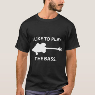 Bass Fish Guitar T-Shirt