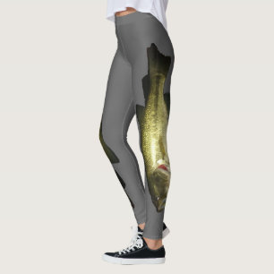 Bass fish leggings