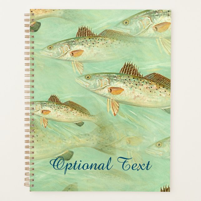 Bass Fish Pattern    Planner (Front)