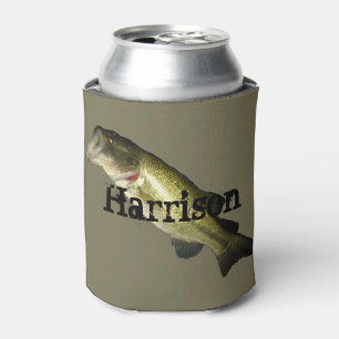 Bass Fish Personalised Custom Can Cooler
