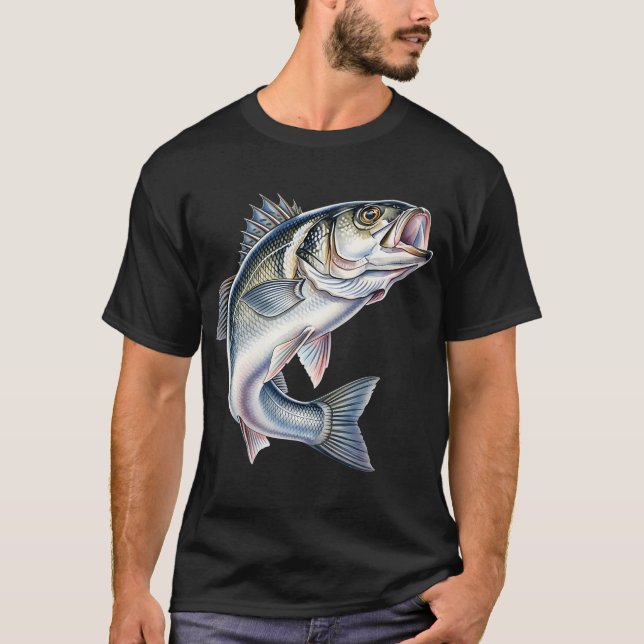bass fish T-Shirt (Front)