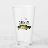 Bass Fishing Beer Mug Personalised