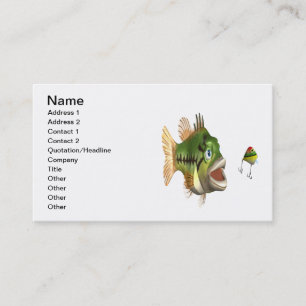 Bass Fishing Business Card
