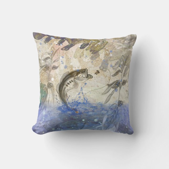 Bass Fishing Cushion (Front)