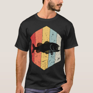 Bass Fishing Fish Vintage Retro Bass Fishing lover T-Shirt