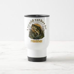 Bass Fishing Gift Largemouth Bass Fishing Travel Mug