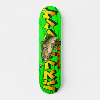 BASS FISHING SKATEBOARD