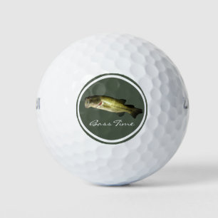 Bass Fishing Stylish Golf Balls