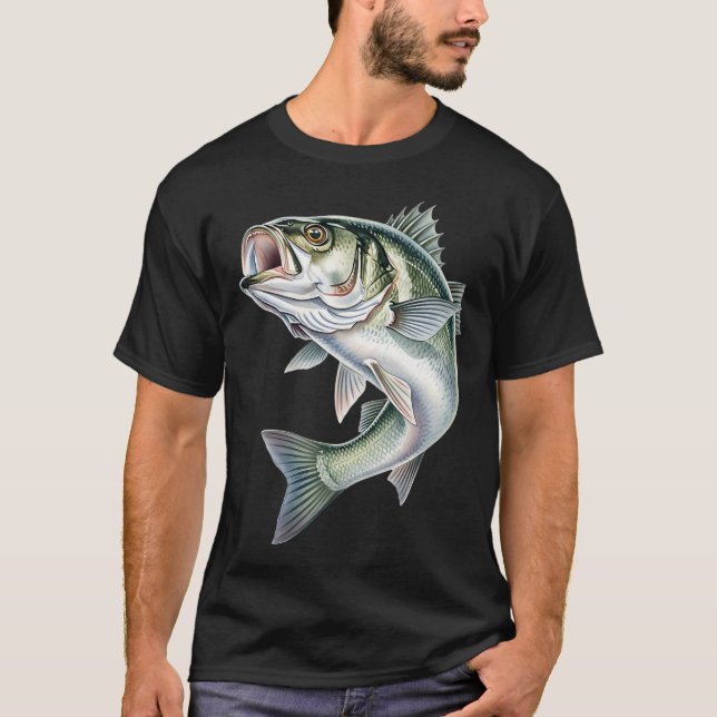Bass Fishing T-Shirt (Front)