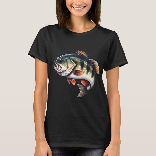Bass fishing T-Shirt (Front)