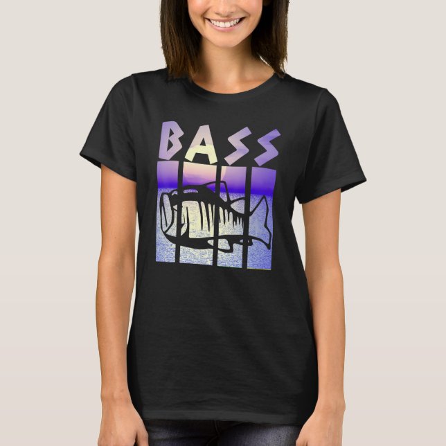 Bass Fishing T-Shirt (Front)