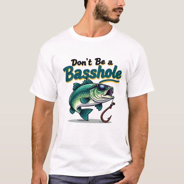 Bass Fishing T-shirt Designs (Front)