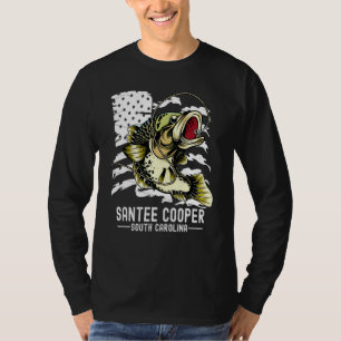 Bass Game Fishing Sports Fisherman San Cooper Sc T-Shirt