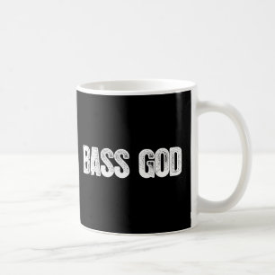 Bass God Black Coffee Mug