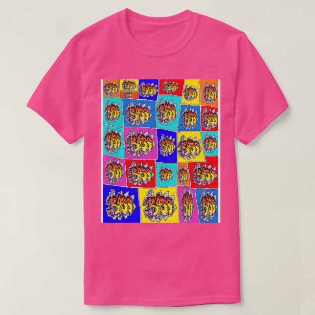 Bass Graffiti 2 1 T-Shirt (Design Front)