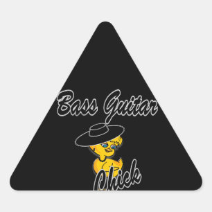 Bass Guitar #4 Triangle Sticker